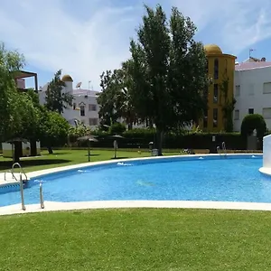 Playa Barrosa. Aire Acondicionado Piscina Barbacoa , Chiclana de la Frontera España